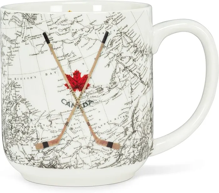 Abbott Earrings Hockey Sticks Map Mug Abbott Earrings Hockey Sticks Map Mug