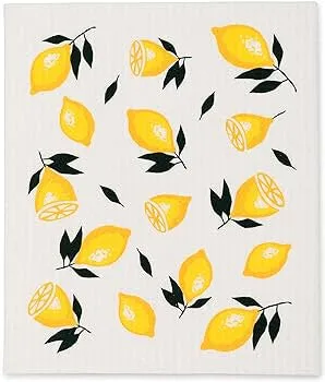 Abbott Earrings Lemon Dishcloths Set2