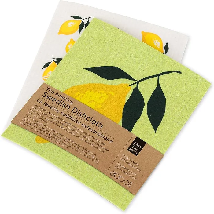 Abbott Earrings Lemon Dishcloths Set2