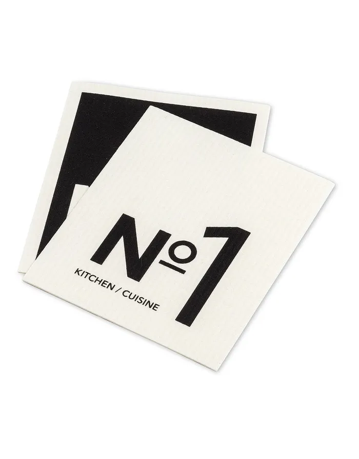 Abbott No 1 No2 Dishcloths Set 2 Earrings