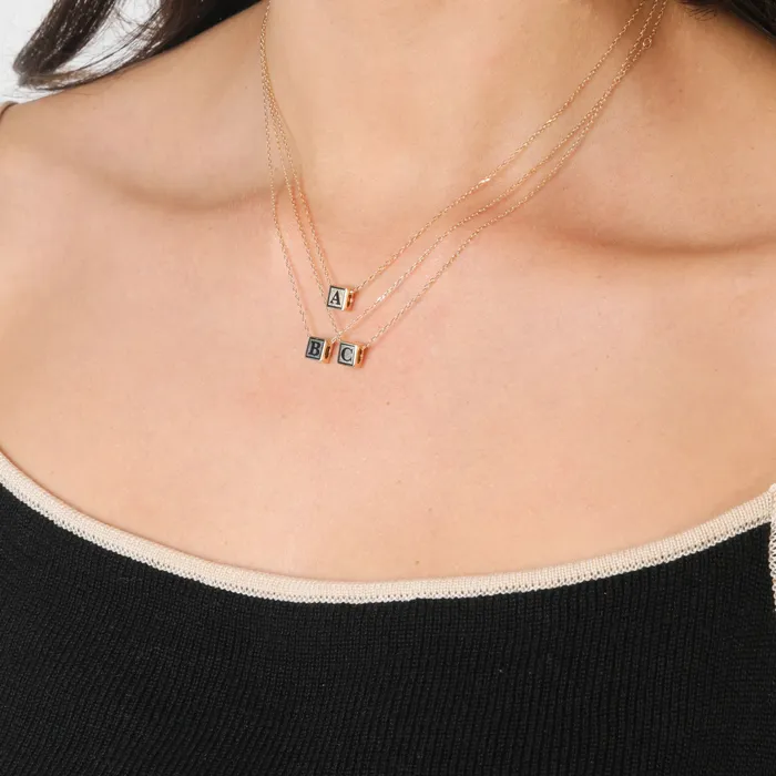 Adina Reyter Ceramic Initial Necklace Necklaces