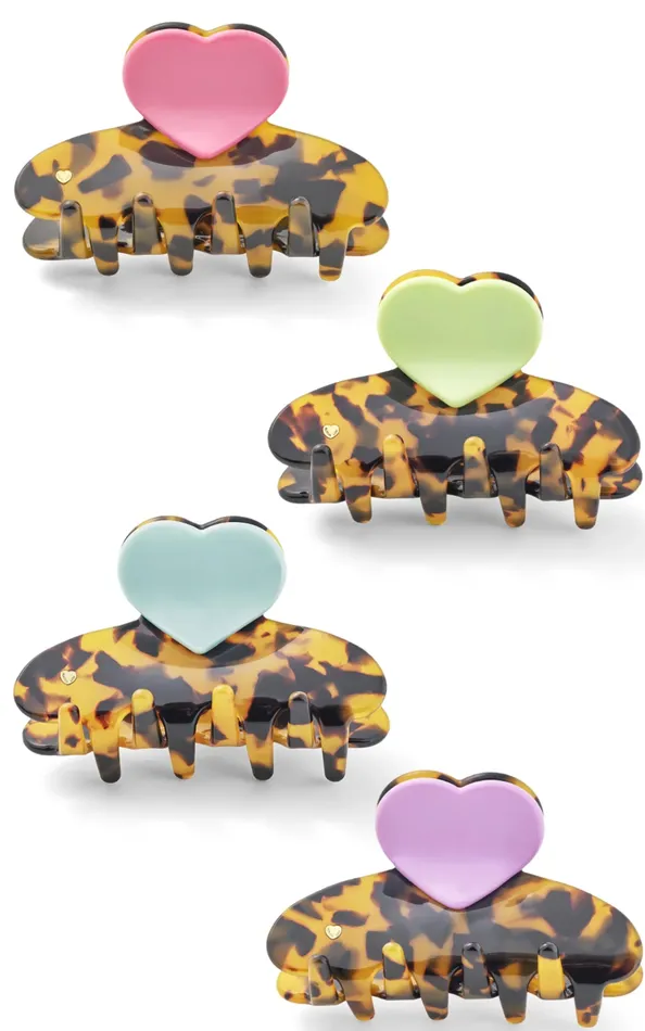Alison Lou Jewels Necklaces Medium Heart Jelly Hair Clip