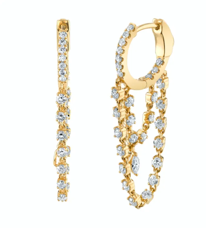 Anita Ko Earrings Sophia Diamond Huggies
