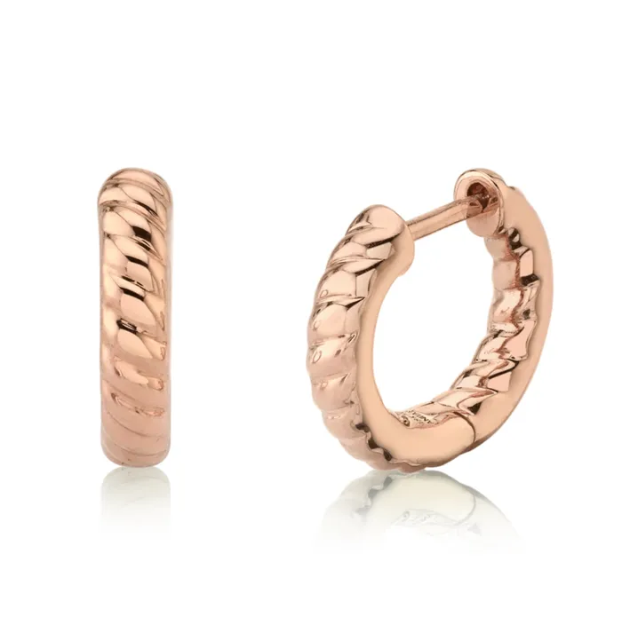 Anita Ko Earrings ZOE BRAIDED HUGGIES