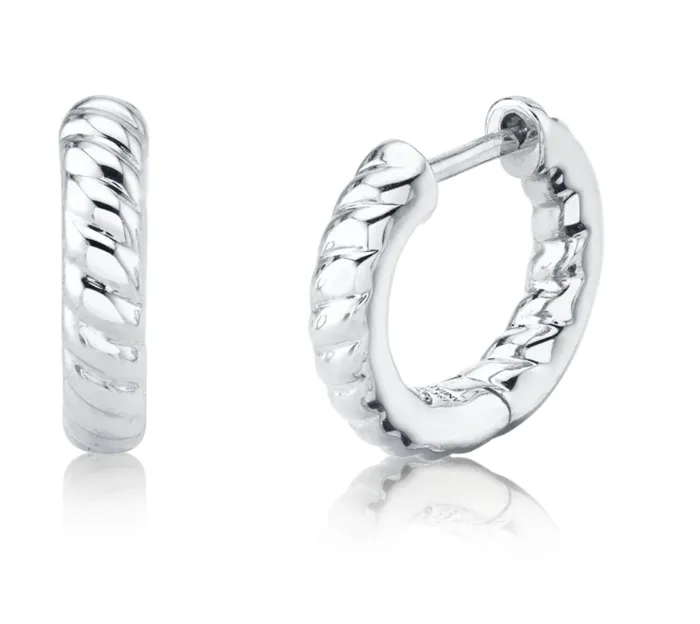 Anita Ko Earrings ZOE BRAIDED HUGGIES