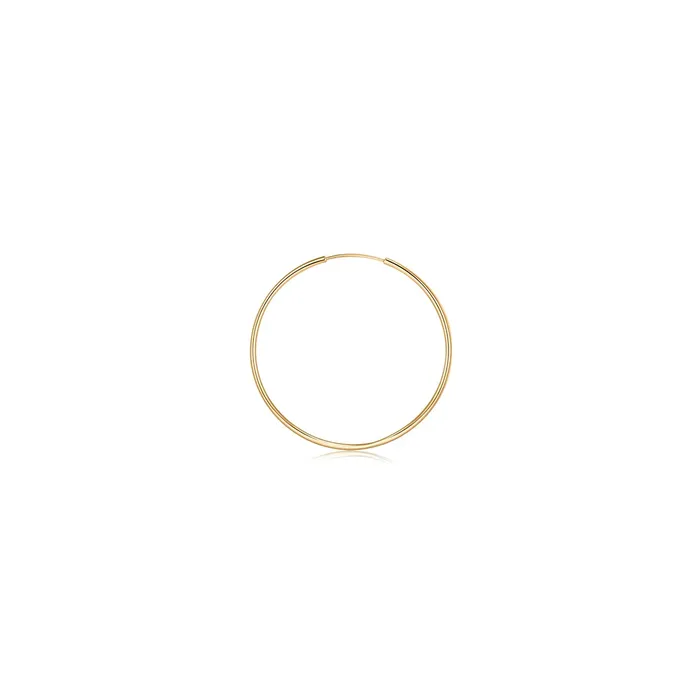 AURELIE GI Earrings Alex Medium Endless Single Hoop Earring