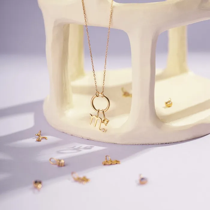 AURELIE GI Earrings PENELOPE Endless Charm Connector Cable Chain