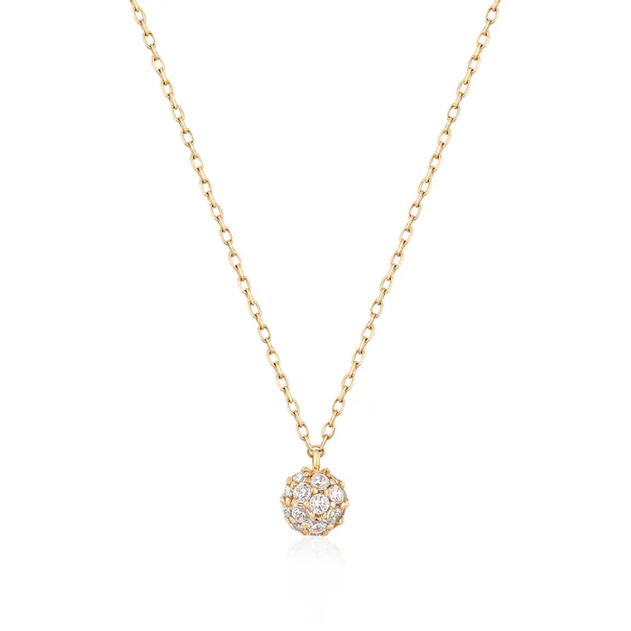 AURELIE GI Necklaces HEATHER Lab Grown Diamond Bead Necklace
