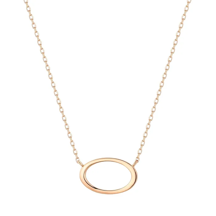 AURELIE GI Necklaces IRENE Open Oval Necklace