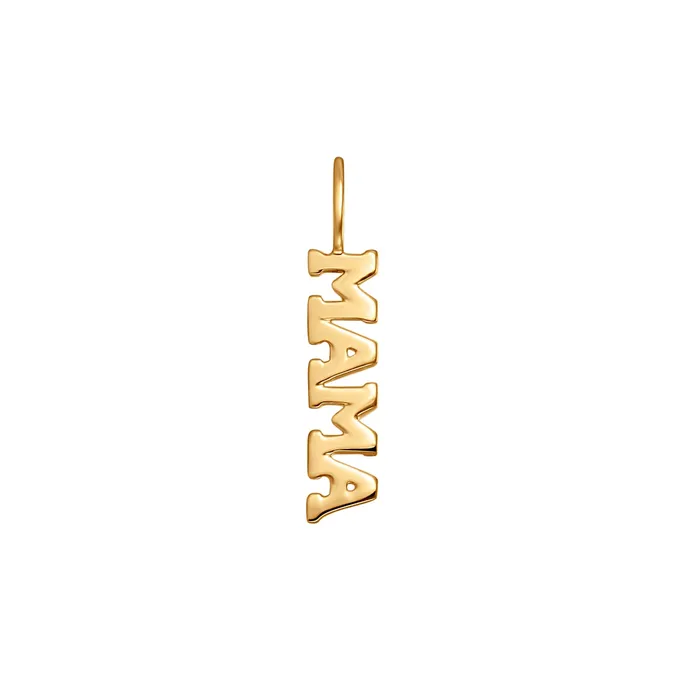AURELIE GI Necklaces MAMA Tiny Script Mama Pendant