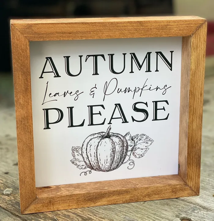 Autumn Leaves 8x8 Print in Box Frame Dublin Design Earrings