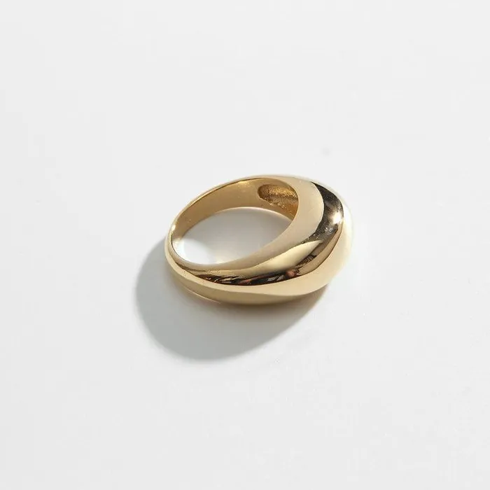 Biella Vintage Rings Large Curved Ring
