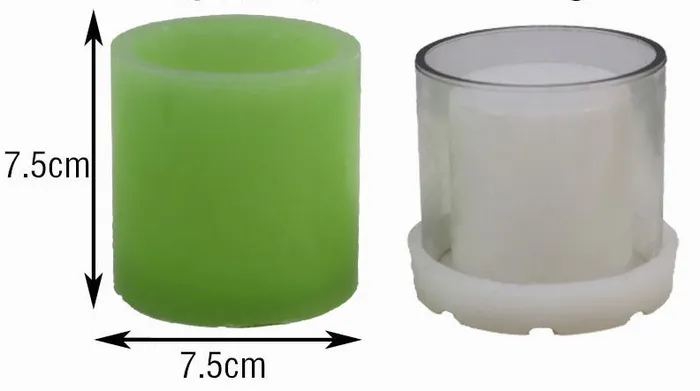 Botanical Acrylic Candle Molds 4 Variants Resinarthub Earrings