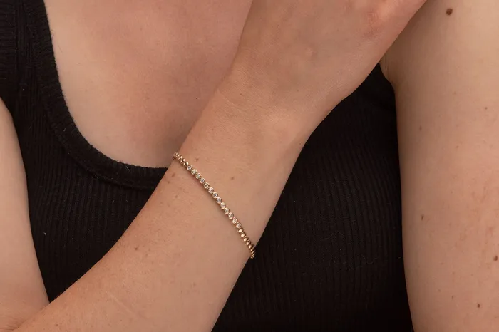 Bracelets Rachel Reid Diamond bezel tennis bracelet Bracelets Rachel Reid Diamond bezel tennis bracelet