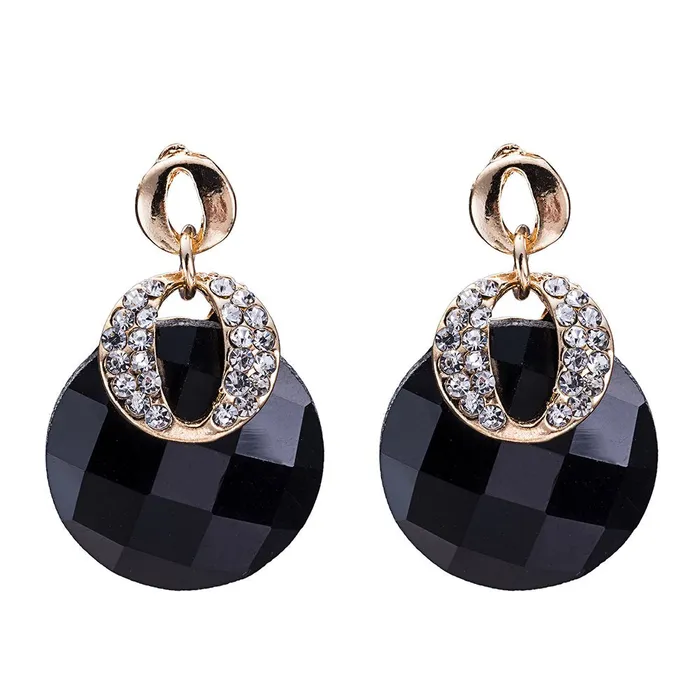 Bracelets Yellow Chimes Yellow Chimes Black Crystal Drop Earrings for Women and Girls Bracelets Yellow Chimes Yellow Chimes Black Crystal Drop Earrings for Women and Girls