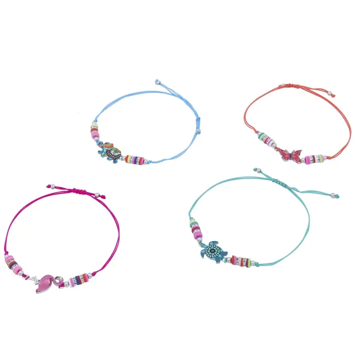 Bracelets Yellow Chimes Yellow Chimes Bracelet for Girls kids Jewellery for Girls Woven Friendship Bracelets Return Gift for Birthday Give Aways Return Gift Set for Kids Girls Design 12