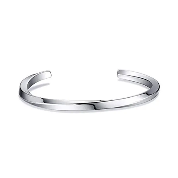 Bracelets Yellow Chimes Yellow Chimes High Polished Stainless Steel Silver Kada Bracelet for Men Boys Bracelets Yellow Chimes Yellow Chimes High Polished Stainless Steel Silver Kada Bracelet for Men Boys