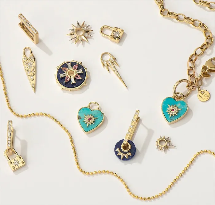 Charm Necklaces Love Explosion Heart Charm Three Stories Jewelry