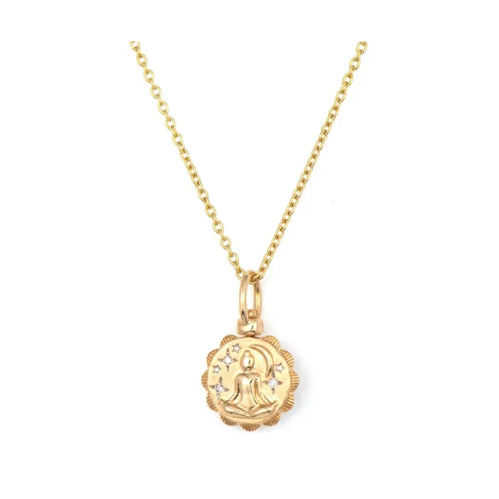 Charm Necklaces Single Spiritual Woman Lotus Flower Top Switch Charm Three Stories Jewelry Charm Necklaces Single Spiritual Woman Lotus Flower Top Switch Charm Three Stories Jewelry