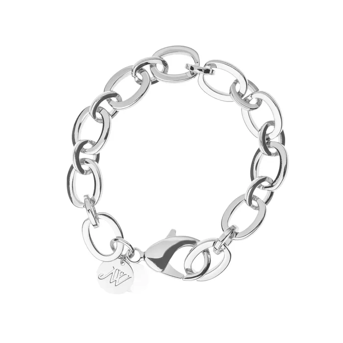 Chunky Link Chain Bracelet Silver Jane Win Bracelets