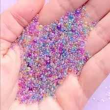 Colorful Water Bubble Water Drop Water Droplet Micro Bead for Resin Art Resin Art Hub Earrings