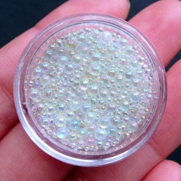 Colorful Water Bubble Water Drop Water Droplet Micro Bead for Resin Art Resin Art Hub Earrings