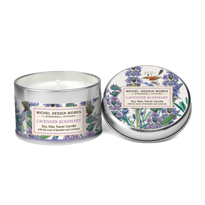 David Youngson Earrings Lavender Rosemary Travel Candle 55oz
