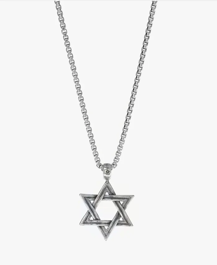 Degs Sal Necklaces Sterling Silver Star Of David Necklace