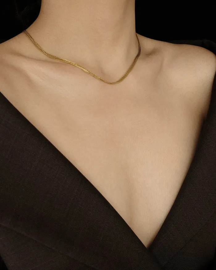 Dei Multi Layered Choker Necklace MYJN Necklaces
