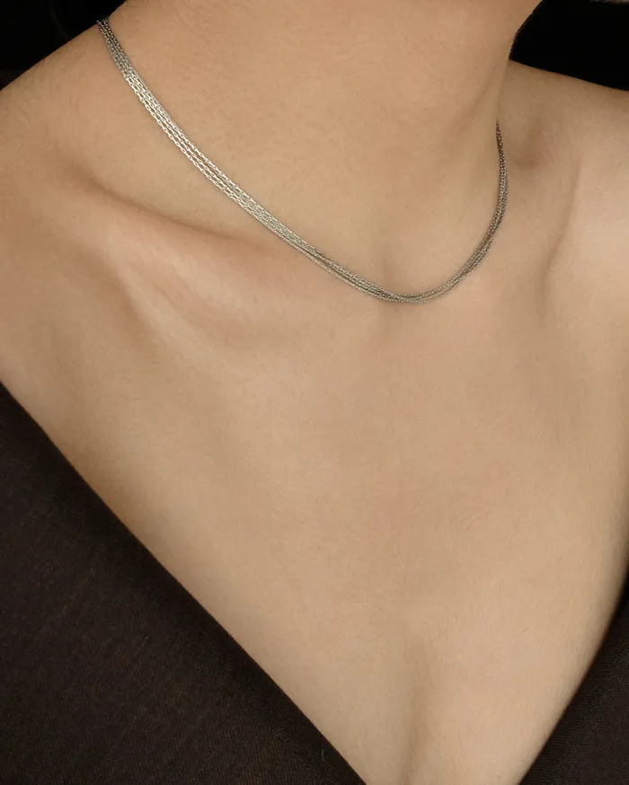 Dei Multi Layered Choker Necklace MYJN Necklaces