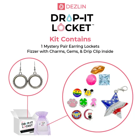 DRPMAIN Earrings Drop It Locket