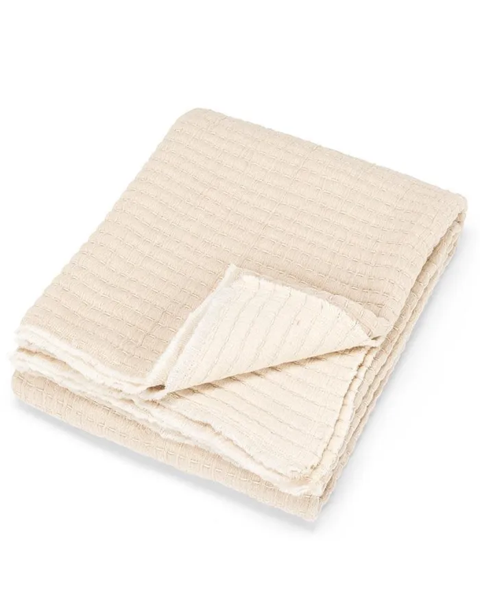 Earrings Abbott Overstitch Throw Beige