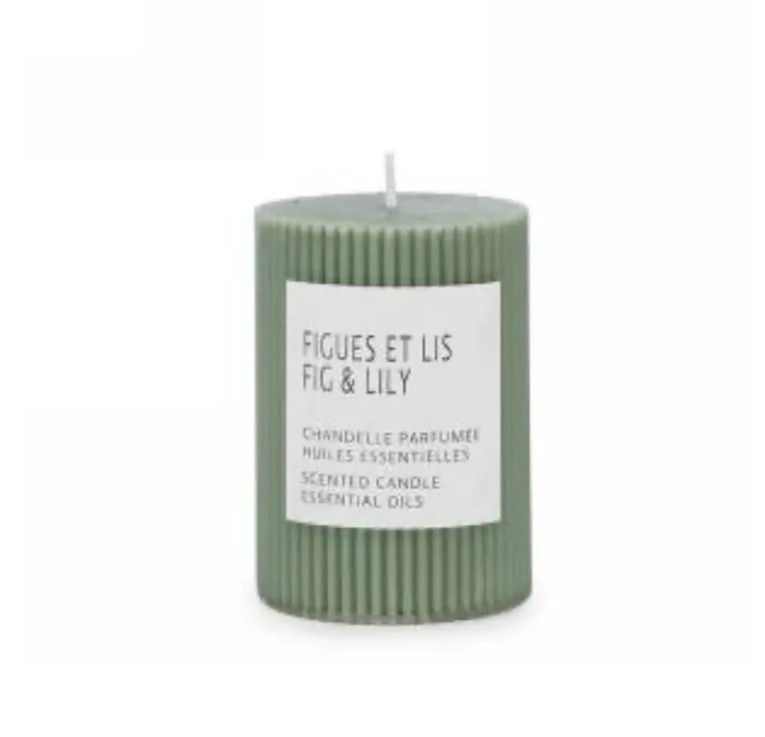 Earrings Attitudes Import 4 Green Pillar Candle Lily Fig