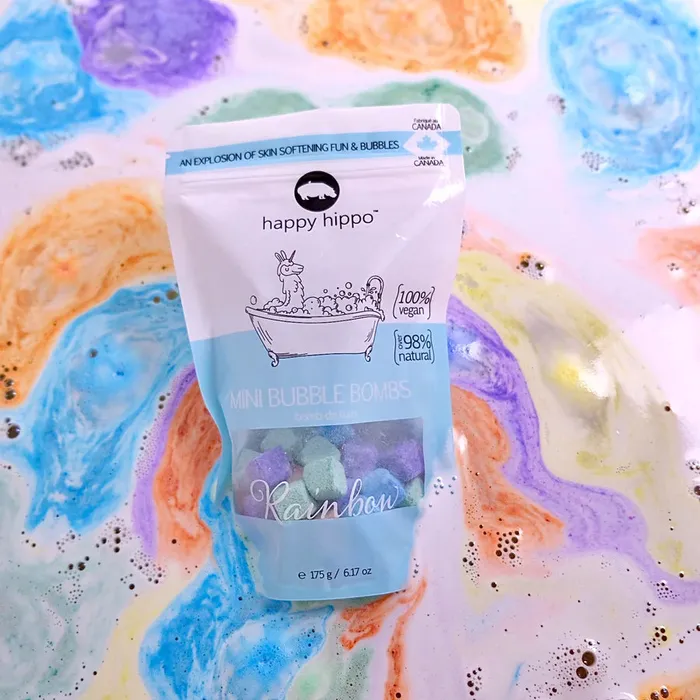 Earrings Happy Hippo Bath Co Rainbow Mini Bubble Bombs