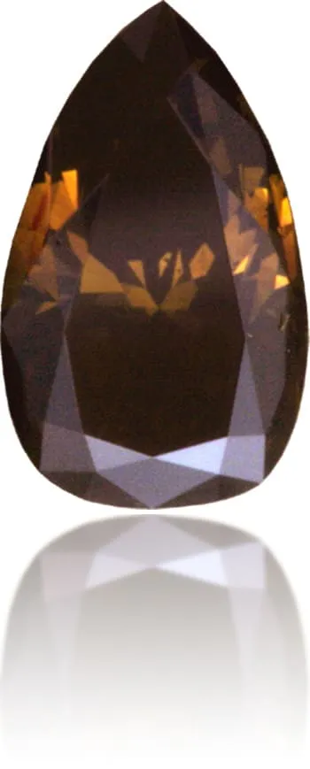 Earrings Langerman Diamonds Natural Brown Diamond Pear Shape 064 ct Polished Earrings Langerman Diamonds Natural Brown Diamond Pear Shape 064 ct Polished