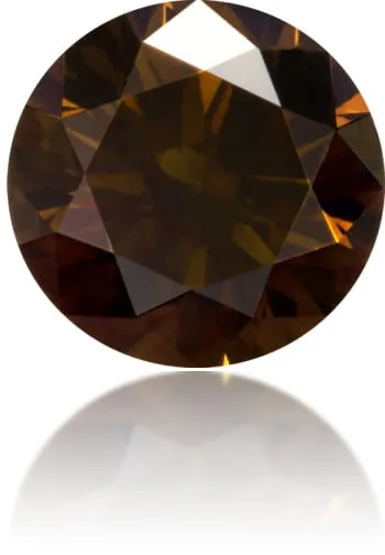 Earrings Langerman Diamonds Natural Brown Diamond Round 061 ct Polished