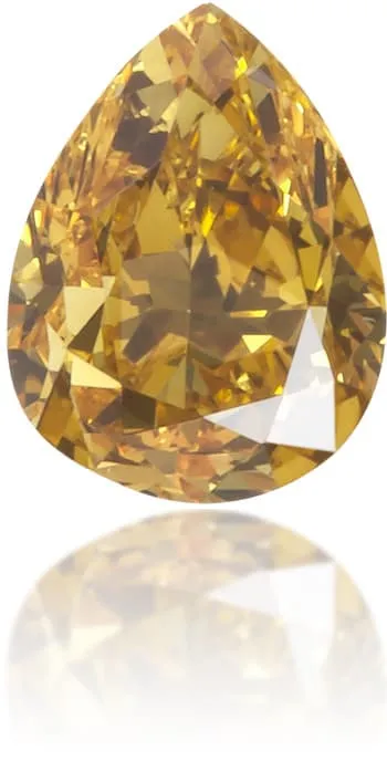 Earrings Langerman Diamonds Natural Orange Diamond Pear Shape 022 ct Polished Earrings Langerman Diamonds Natural Orange Diamond Pear Shape 022 ct Polished