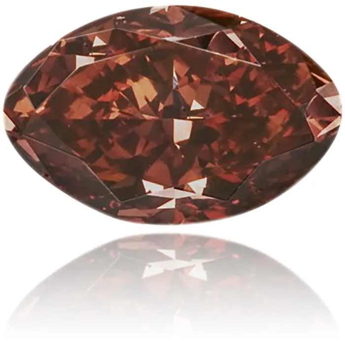 Earrings Langerman Diamonds Natural Pink Diamond Oval 031 ct Polished