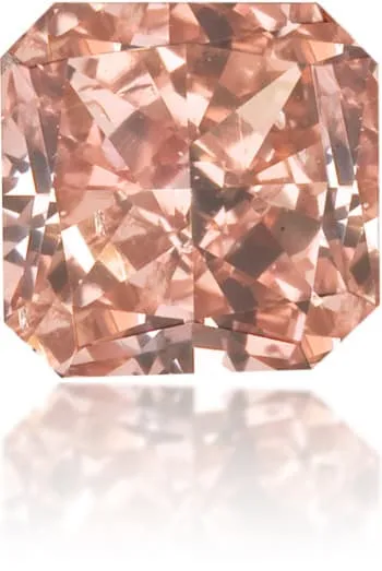 Earrings Langerman Diamonds Natural Pink Diamond Square 034 ct Polished
