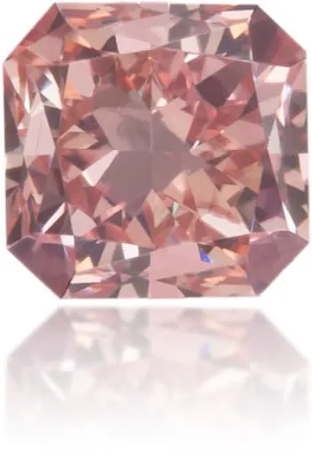 Earrings Langerman Diamonds Natural Pink Diamond Square 035 ct Polished