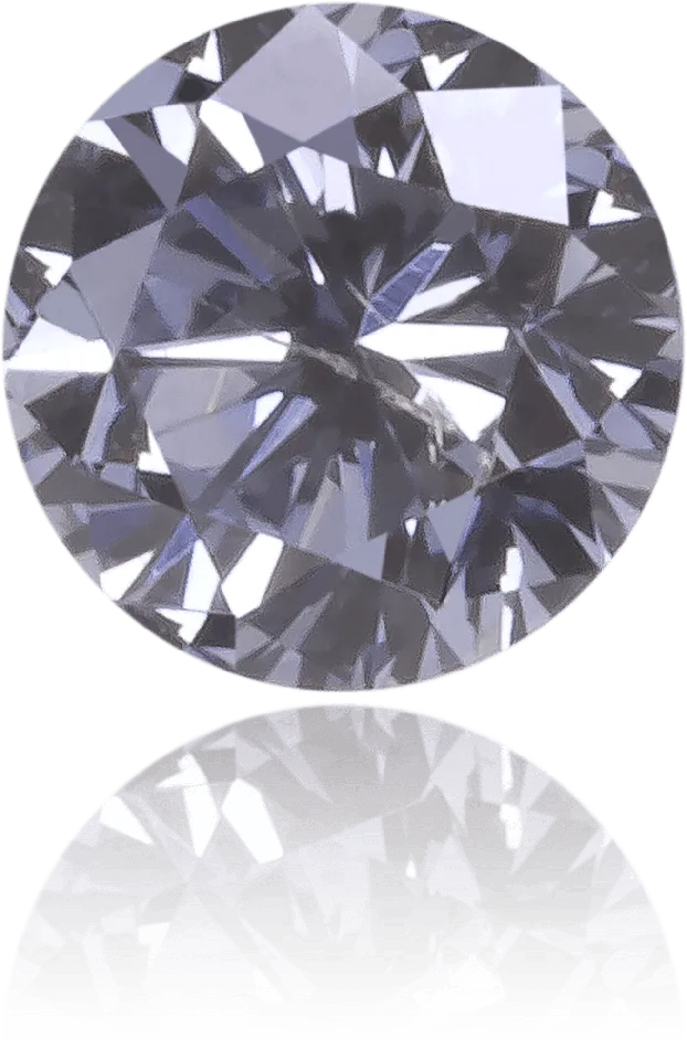 Earrings Langerman Diamonds Natural Purple Diamond Round 010 ct Polished