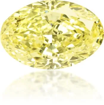 Earrings Langerman Diamonds Natural Yellow Diamond Oval 105 ct Polished