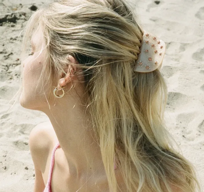 Earrings LUNA CLIP IN PEACH emi jay