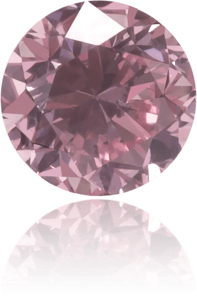 Earrings Natural Pink Diamond Round 017 ct Polished Langerman Diamonds
