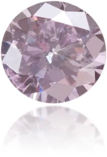 Earrings Natural Purple Diamond Round 013 ct Polished Langerman Diamonds