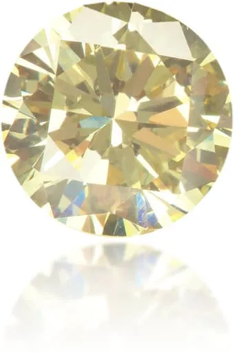 Earrings Natural Yellow Diamond Round 046 ct Polished Langerman Diamonds