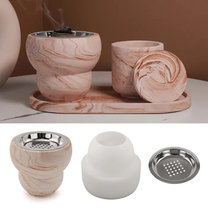 Earrings Resinarthub Incense Burner Silicone Moldswithout Burner Grill