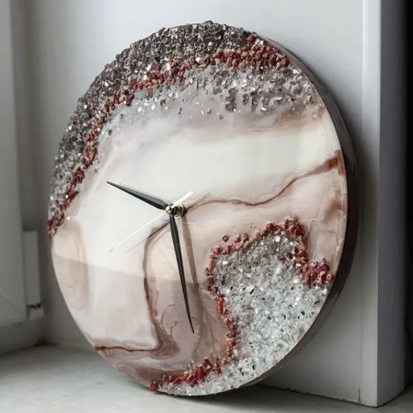 Earrings Resinarthub Resin Art Clock Workshop Dubai