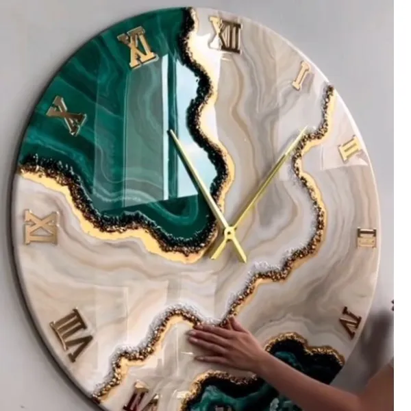 Earrings Resinarthub Resin Art Clock Workshop Dubai
