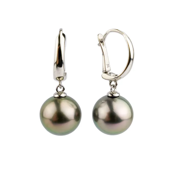 Earrings Rosy Pink Peacock 12mm Tahitian Pearl LeverBack Earrings on Sterling Silver Kamoka Pearl Earrings Rosy Pink Peacock 12mm Tahitian Pearl LeverBack Earrings on Sterling Silver Kamoka Pearl